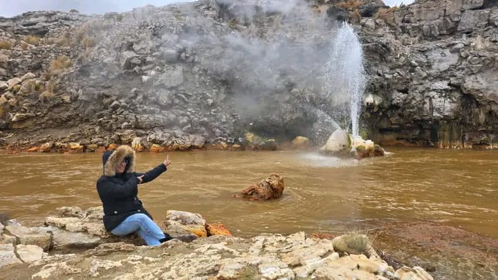 Una pausa junto a las aguas termales